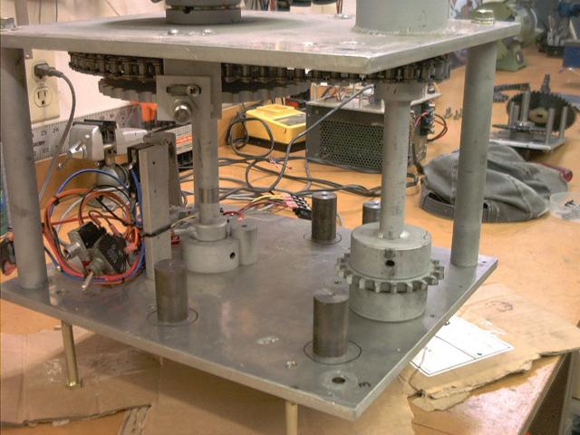 AC motor removed